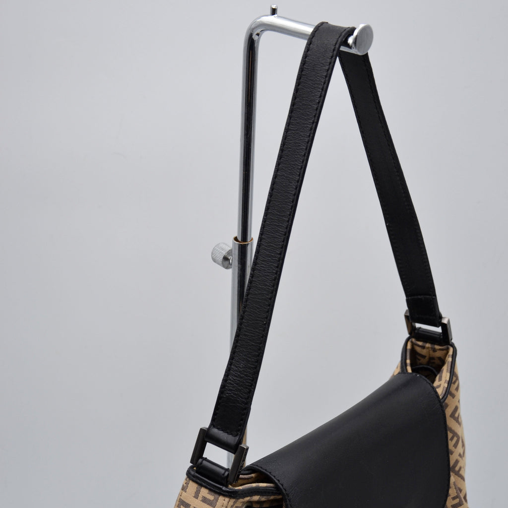 Fendi Vintage Zucchino Canvas Baguette Bag