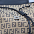 Fendi Vintage Zucchino Canvas Baguette Bag