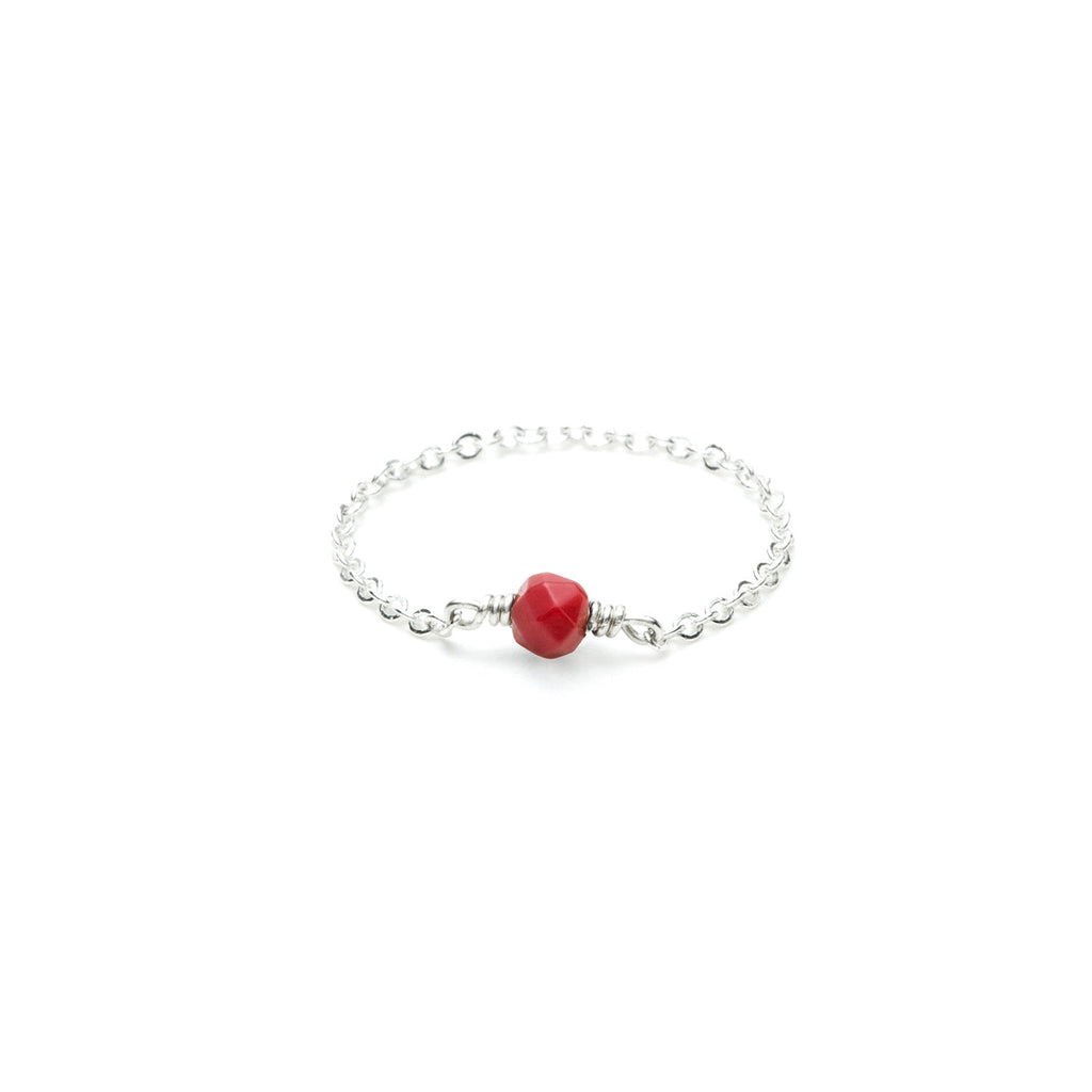 Bague Chaînette Stella - Pierre