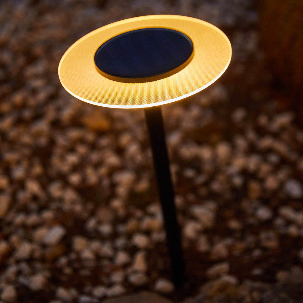 Ufo - Balise Solaire - Acier - Noir