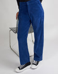 Pantalon Straight Baltimore Velvet - Indigo Mood - Femme