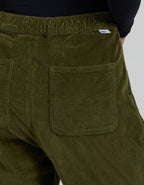 Pantalon Straight Baltimore Velvet - Kaki - Femme