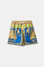 Banana Plain Swimsuit Brown