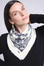 Tiger Bandana Tiger Bandana Scarf - Black & White - Mixed
