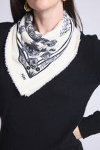 Tiger Bandana Tiger Bandana Scarf - Black & White - Mixed