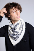 Tiger Bandana Tiger Bandana Scarf - Black & White - Mixed