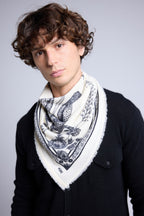 Tiger Bandana Tiger Bandana Scarf - Black & White - Mixed