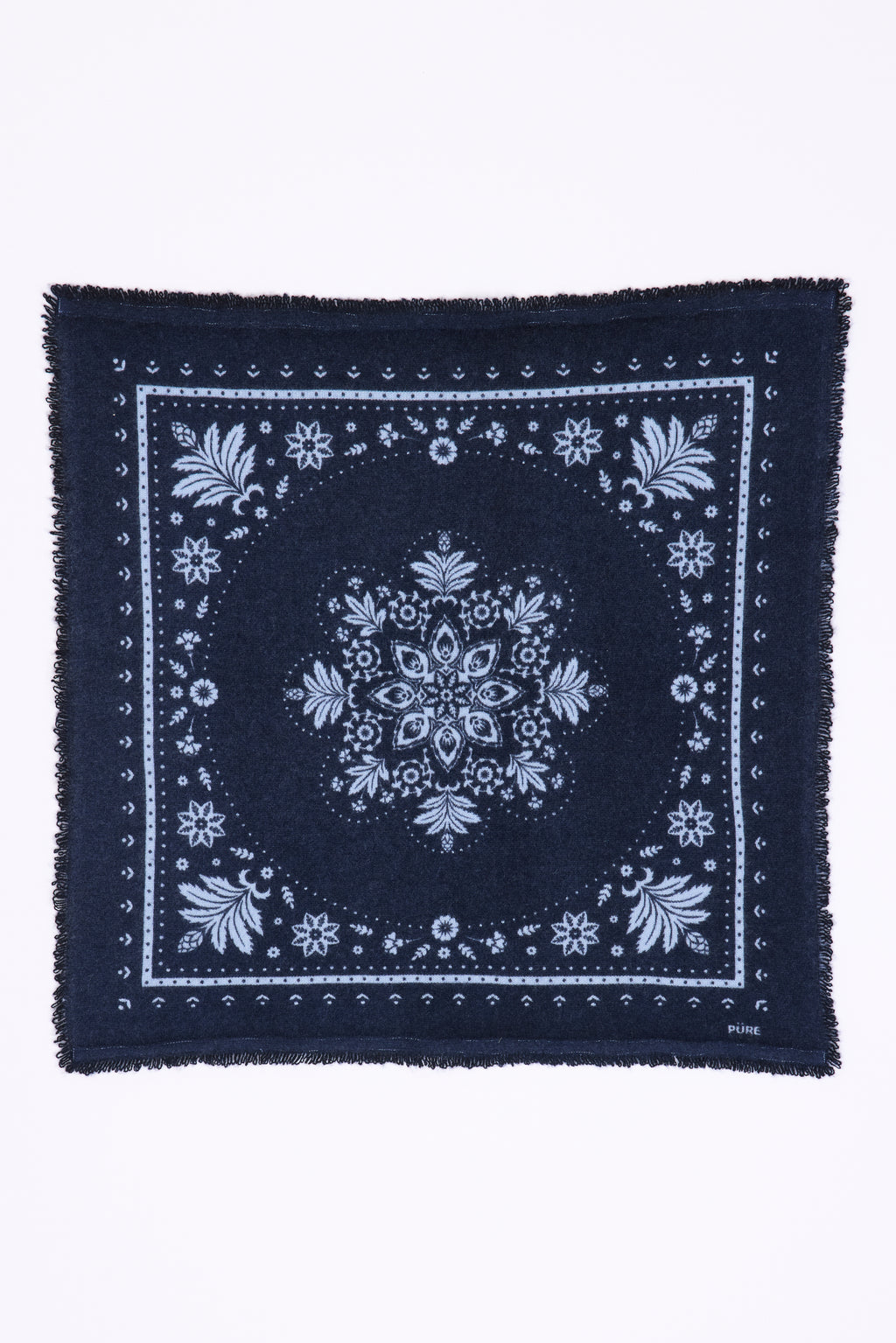 Bandana Flower - Azul marino azul cielo - Niño