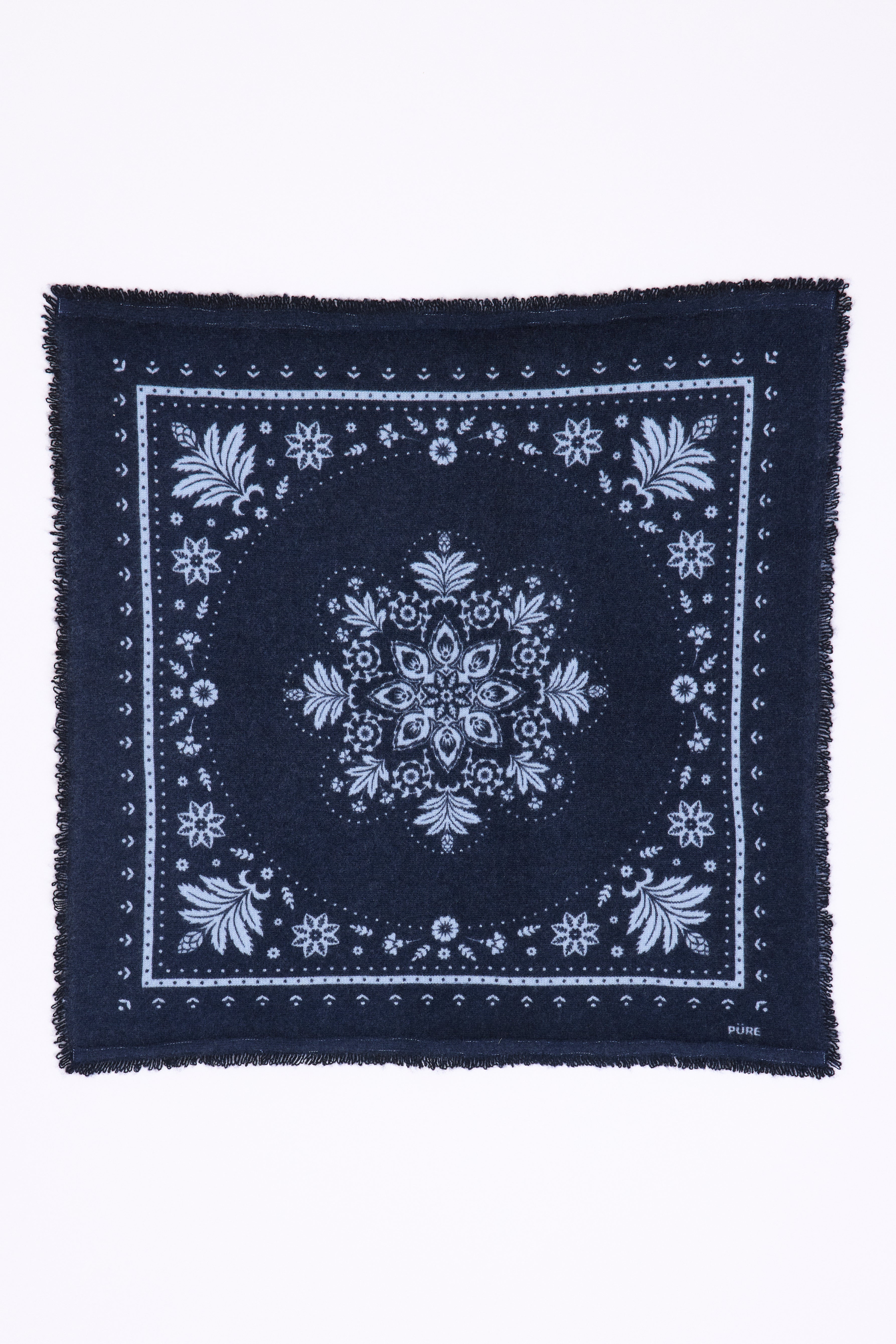 Bandana Flower - Azul marino azul cielo - Niño