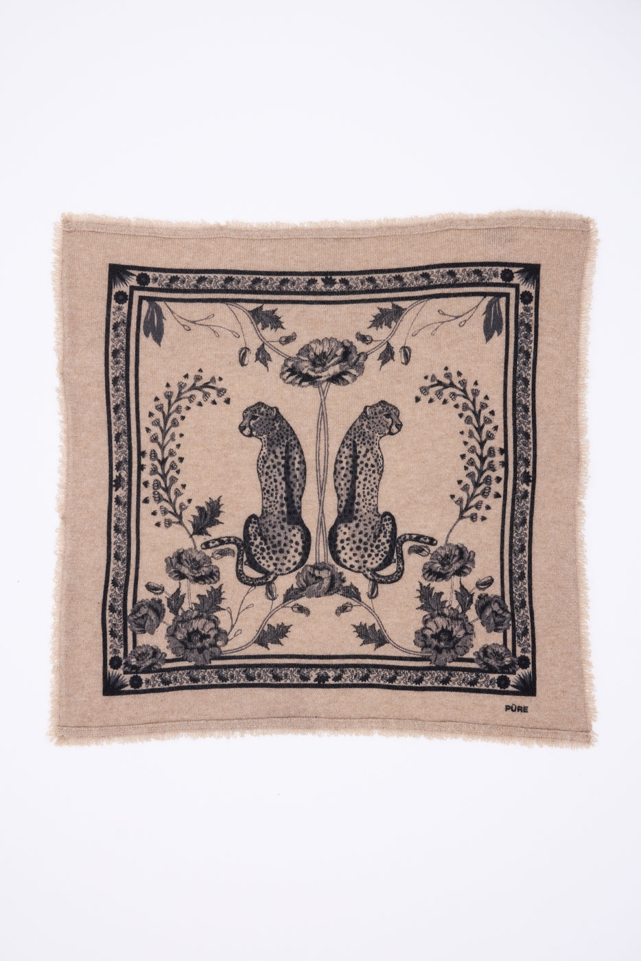 Bandana Tiger - Beige Creme Noir - Enfant
