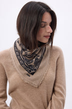 Bandana Tiger - Beige Creme Noir - Enfant