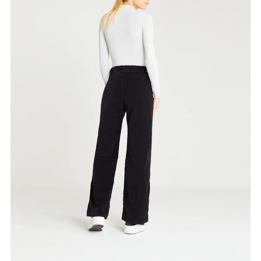 Pantalon Baggy Bari Velvet - Black - Femme