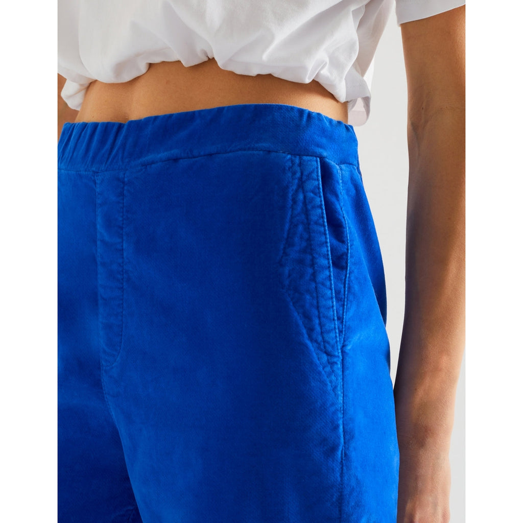 Jean Baggy Bari Velvet - Galactic Blue - Femme