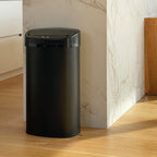 Majestic Automatic Stainless Steel Trash Can - 68L - Black