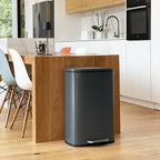 Admiral 50L Pedal Bin - Grey