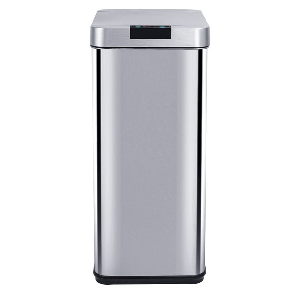 Papelera de cocina automática de diseño PARKSIDE 50L en acero inoxidable con fleje - REDDECO.com