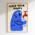 Bath - Affiche Wash Your Hands - Multi