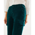 Pantalon Cargo Battle Velvet - Antic Green - Femme