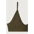 Thin-Strap Bralette - Khaki - Women