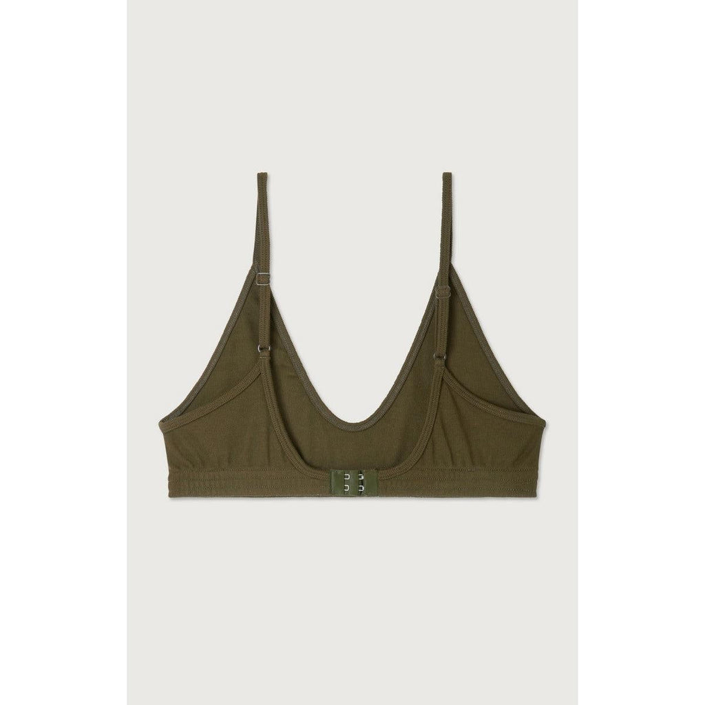 Thin-Strap Bralette - Khaki - Women