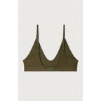 Thin-Strap Bralette - Khaki - Women