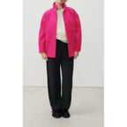Manteau Court Boule - Fuchsia - Femme