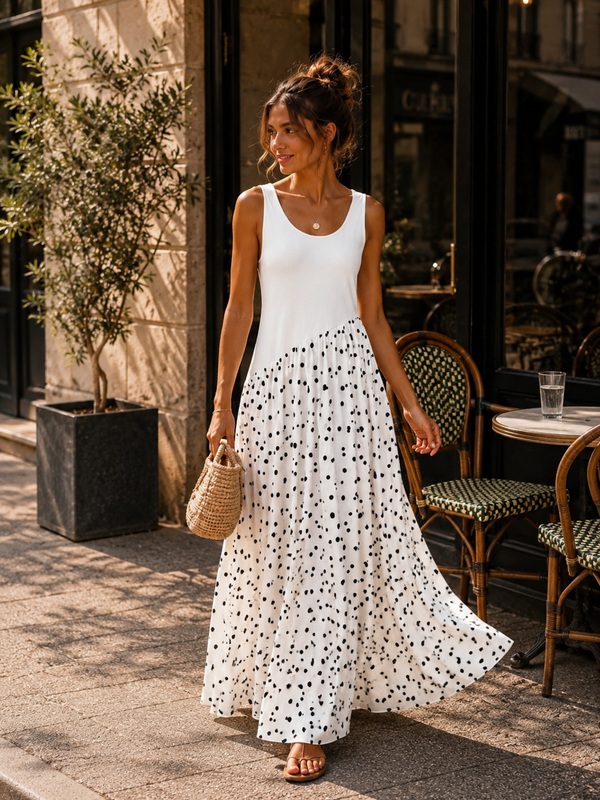 Biarritz Dress - White
