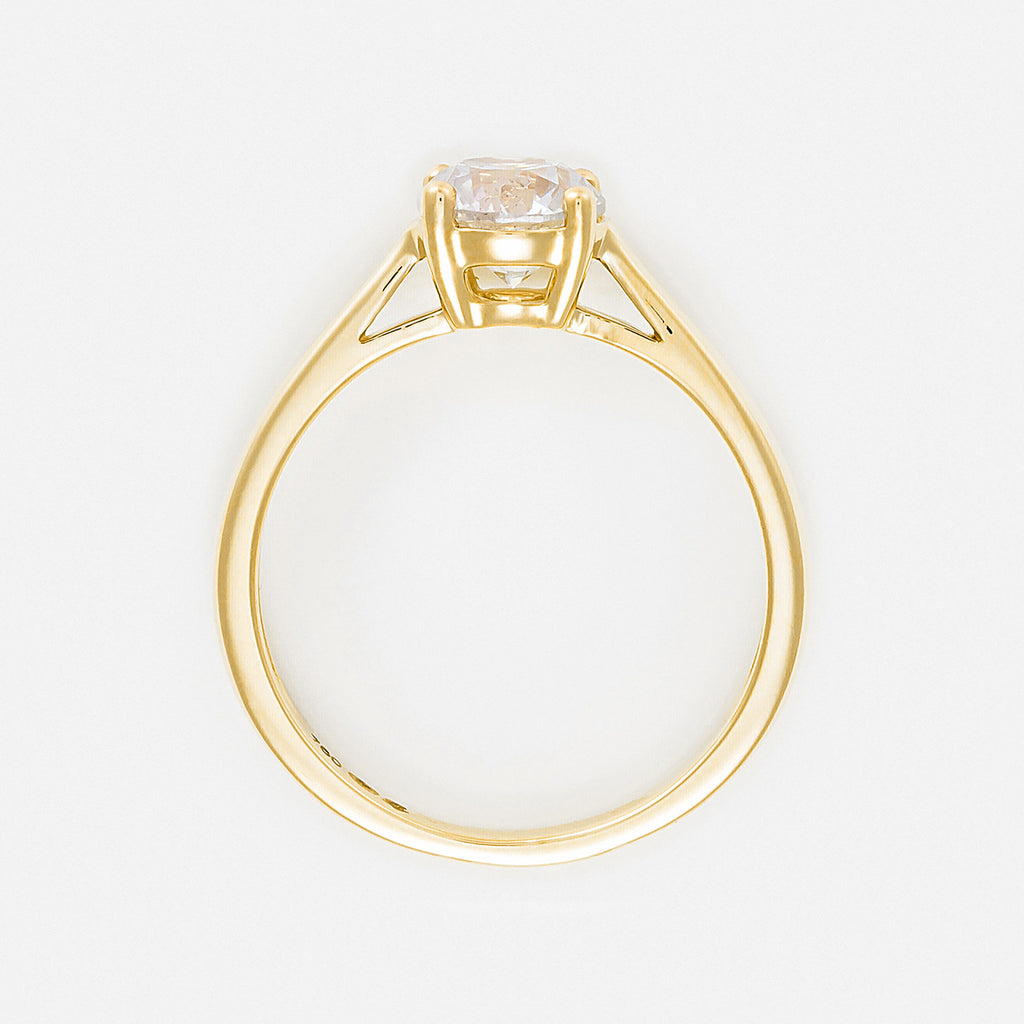 "Imperial Solitaire 1" Ring D1Ct/1 - 750/1000 Yellow Gold