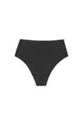 High Waisted Bikini Bottom Anthracite - Blue