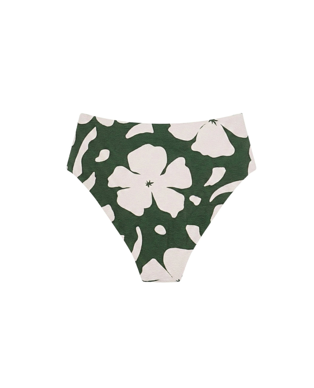 Culotte Bikini Haute Fleurs - Multicolore