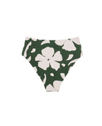Culotte Bikini Haute Fleurs - Multicolore