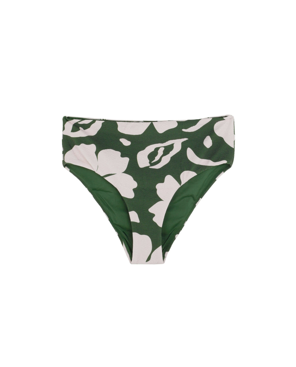 Culotte Bikini Haute Fleurs - Multicolore