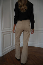 Jean Droit Moka - Beige