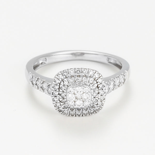 Bague "Ghalia"  D 0,50Ct/57 - Or Blanc
