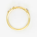 Bague "Jolie Constellation" Diamant : 0,05Ct/6 - Or Jaune 375/1000