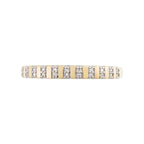 "Linea" Ring, 0.04ct/22 ​​- 375/1000 Yellow Gold