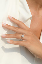 Anillo "Chamade" Diamantes 0.21/32 - Oro blanco 375/1000