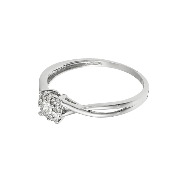 Anillo "Elisabeth" Diamantes 0,15/10