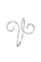 “Spiral of Love” Diamond Ring 0.15/76 – 375/1000 White Gold