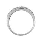 "Flower Explosion" Ring Med Diamanter 0,33/56 - 375/1000 Hvidguld