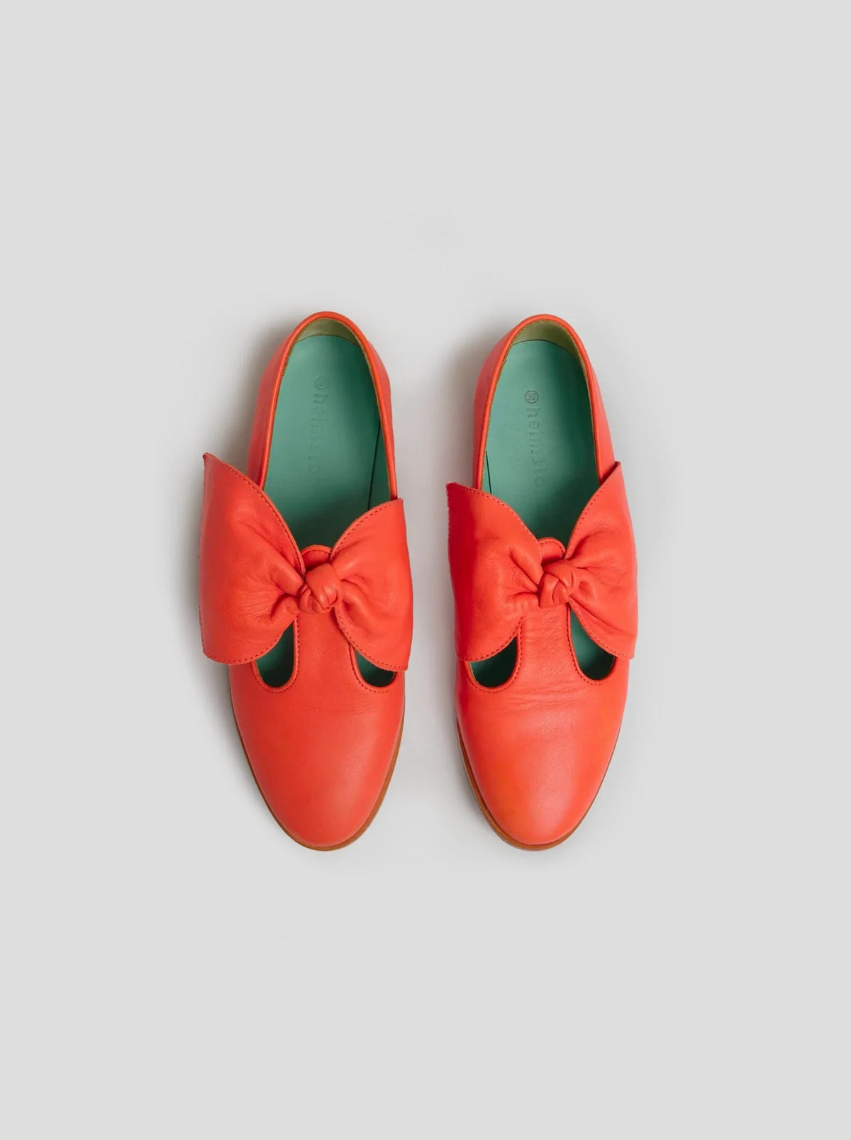 Ballerinas Bb aus lachsfarbenem Leder