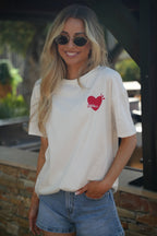 Camiseta Jaz Corazón - Blanco