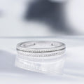 Anillo "Nawa" D0.14/54 - Oro blanco 375/1000