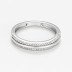 Anillo "Nawa" D0.14/54 - Oro blanco 375/1000
