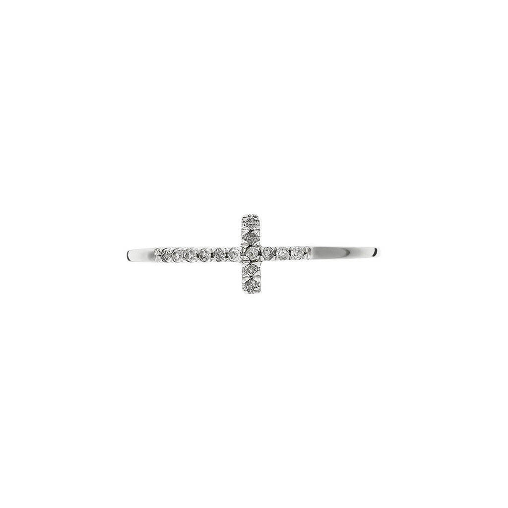 "Christiane" Ring D0,05/14 - 375/1000 Hvidguld