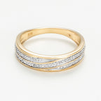 "Gold Love" Diamond Ring 0.12/65 - 375/1000 Yellow Gold