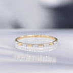 Anillo de Diamantes "Apollonia" 0.034/10 - Oro Amarillo 375/1000
