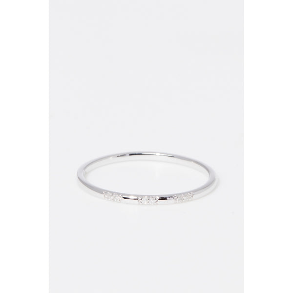 "Forever" Ring D0.024/6 - 375/1000 White Gold