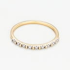 Bague "Anatolia" D0,045/9 - Or Jaune 375/1000