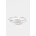 Ring "Mille Feux" D0,16/37 - 375/1000 Hvidguld